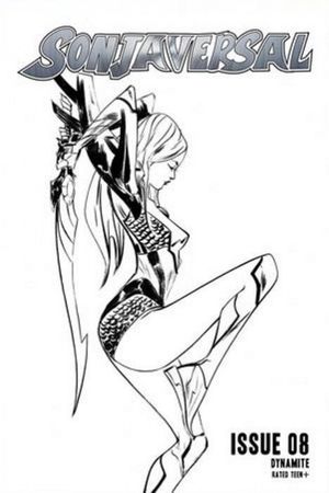 Sonjaversal #8 (Cover G 15 Copy Cover Lee B&w)
