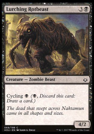 Lurching Rotbeast (Hour of Devastation) Trading Card