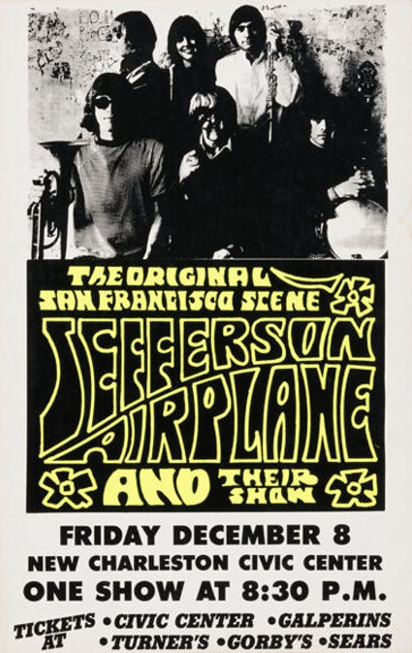 Jefferson Airplane New Charleston Civic Center 1967