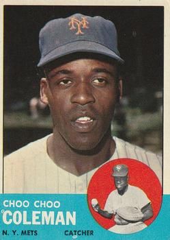 Choo Choo Coleman 1963 Topps #27 Sports Card