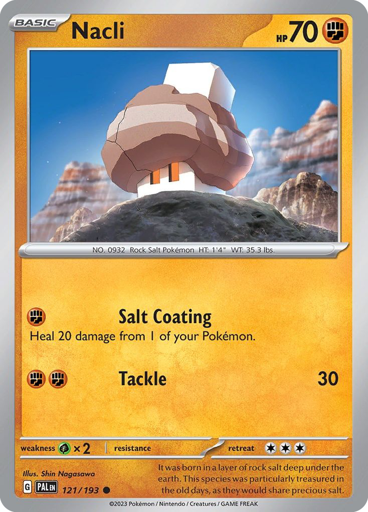 Nacli (121/193) - Paldea Evolved Pokémon Card