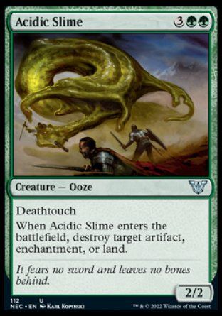 Acidic Slime (Kamigawa Neon Dynasty Commander Decks) Trading Card