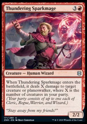 Thundering Sparkmage (Zendikar Rising)