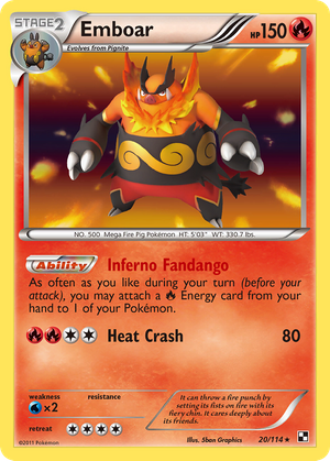 Emboar (20/114) - Black & White