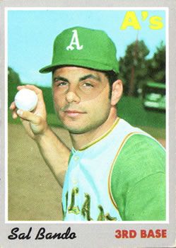  1970 Topps # 41 George Lauzerique Oakland Athletics