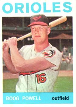 Sold at Auction: 1963 Topps #398 Boog Powell Baseball Card