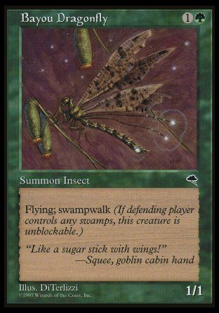 Bayou Dragonfly (Tempest) Trading Card