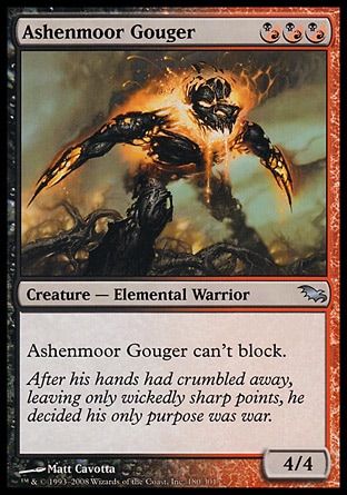 Ashenmoor Gouger (Shadowmoor) Trading Card