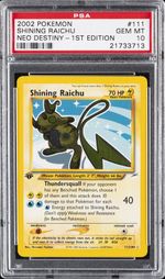 Shining Raichu (111/105) - Neo Destiny (1st Edition)