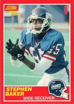 Stephen Baker 1989 Score #180 Sports Card