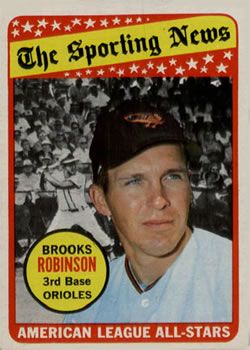 Brooks Robinson 1969 Topps #421 Sports Card
