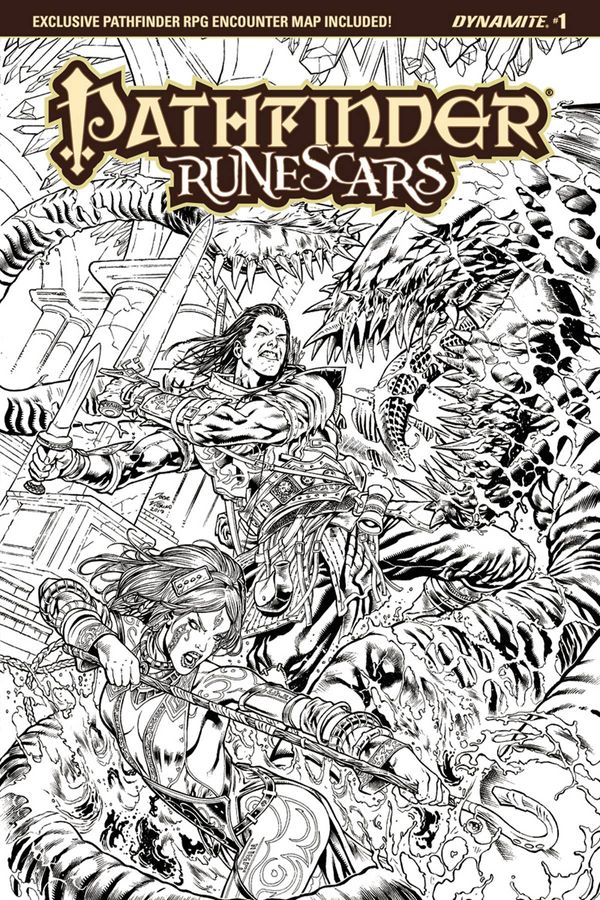 Pathfinder: Runescars #1 (Cover F 25 Copy Lima B&w Cover)