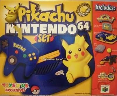 Nintendo 64 Console [Pikachu Set] Video Game