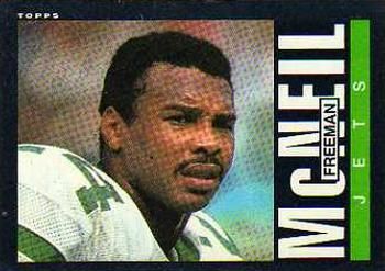 Freeman McNeil 1985 Topps #344 Sports Card