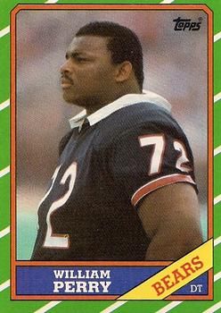 William Perry 1986 Topps #20 Sports Card