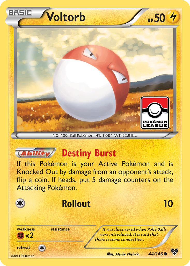 Voltorb (44/146) - XY Pokémon Card