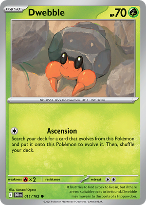 Dwebble (11/182) - Destined Rivals