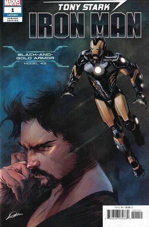 Tony Stark: Iron Man #1 (Black And Gold Armor Variant)