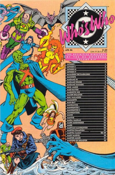Who's Who: The Definitive Directory of the DC Universe #14 Comic