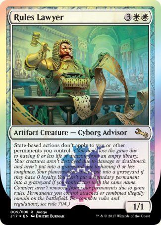 Rules Lawyer (Judge Gift Promos) Trading Card