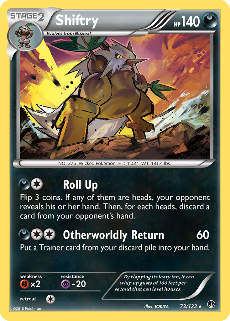 Shiftry (73/122) - BREAKpoint Pokémon Card