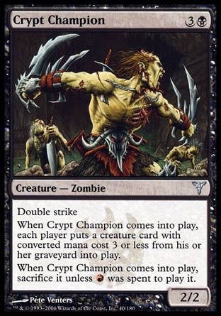 Crypt Champion (Dissension) Trading Card