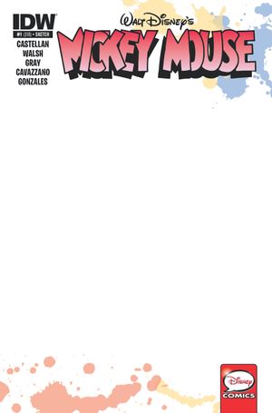 Mickey Mouse #1 (Blank Sketch Variant)