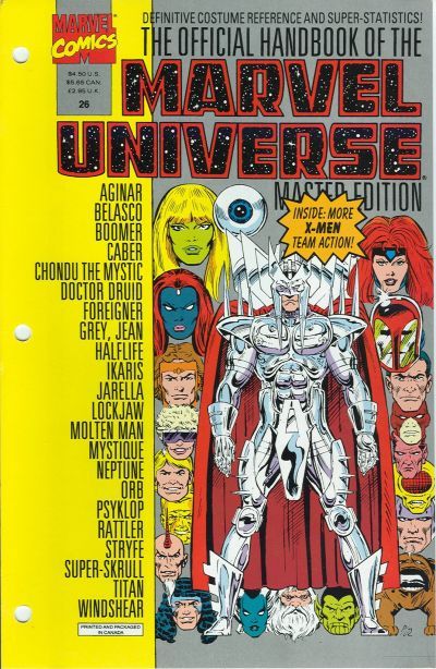 Official Handbook of the Marvel Universe Master Edition #26 Comic