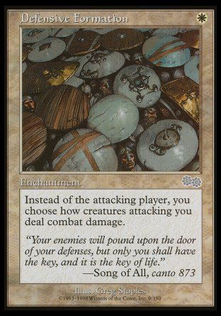 Defensive Formation (Urza's Saga) Trading Card