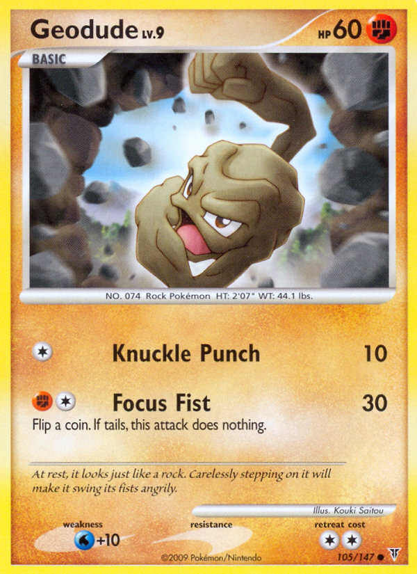 Geodude (105/147) - Supreme Victors Pokémon Card