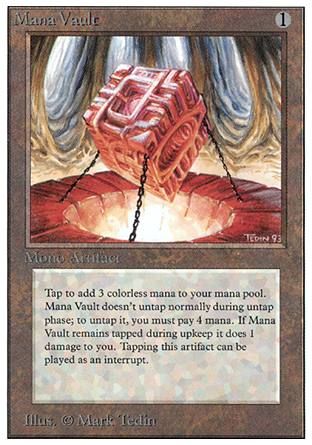 Mana Vault (Unlimited) Trading Card