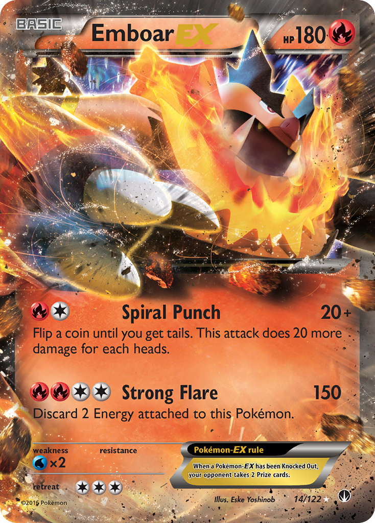 Emboar EX (14/122) - BREAKpoint Pokémon Card