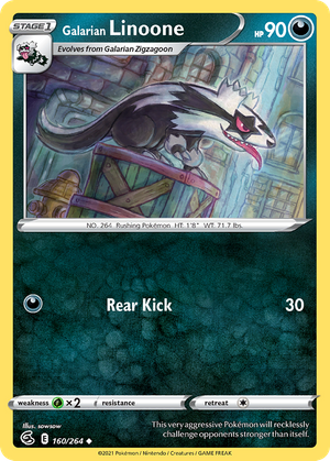 Galarian Linoone (160/264) - Fusion Strike