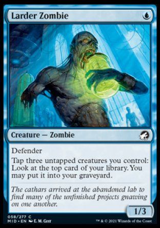 Larder Zombie (Innistrad: Midnight Hunt) Trading Card