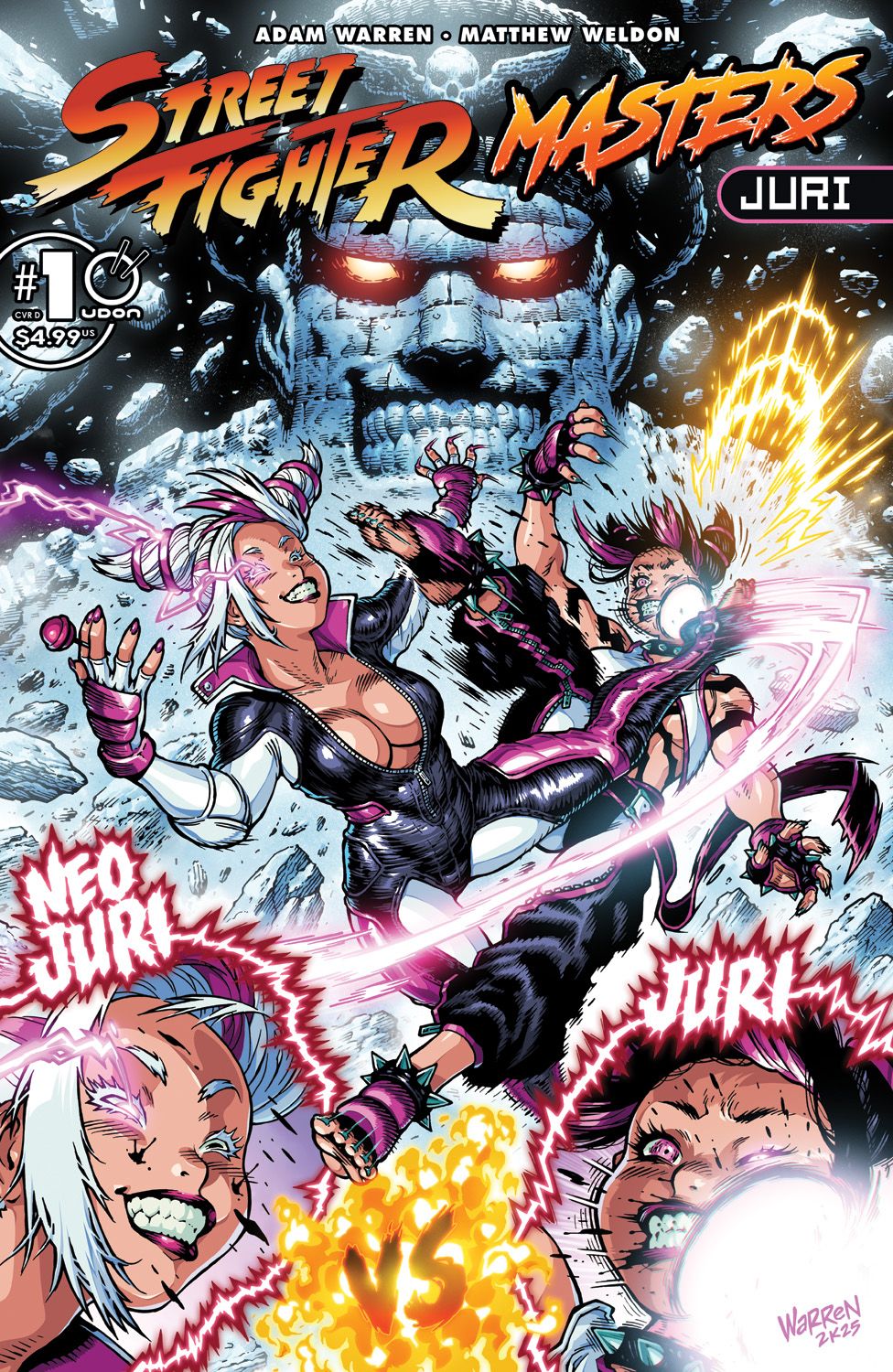Street Fighter Masters Juri #1 (Cvr D Inc 1:5 Adam Warren Variant) Comic