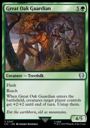 Great Oak Guardian (The Lord of the Rings Commander Decks) Trading Card