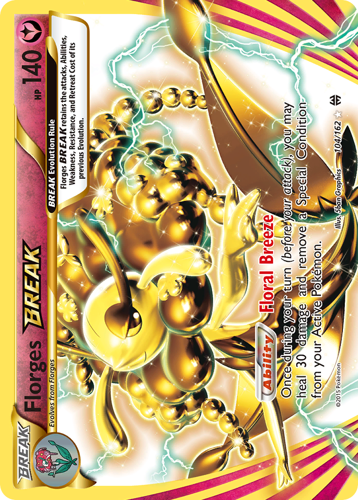 Florges BREAK (104/162) - BREAKthrough Pokémon Card