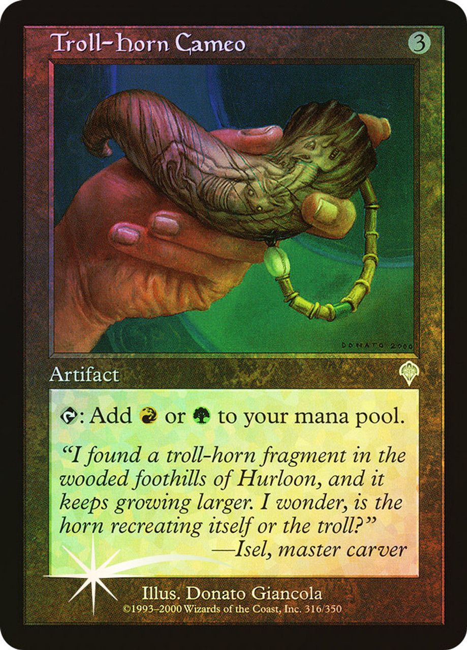 Troll-Horn Cameo (Invasion - Foil) Trading Card