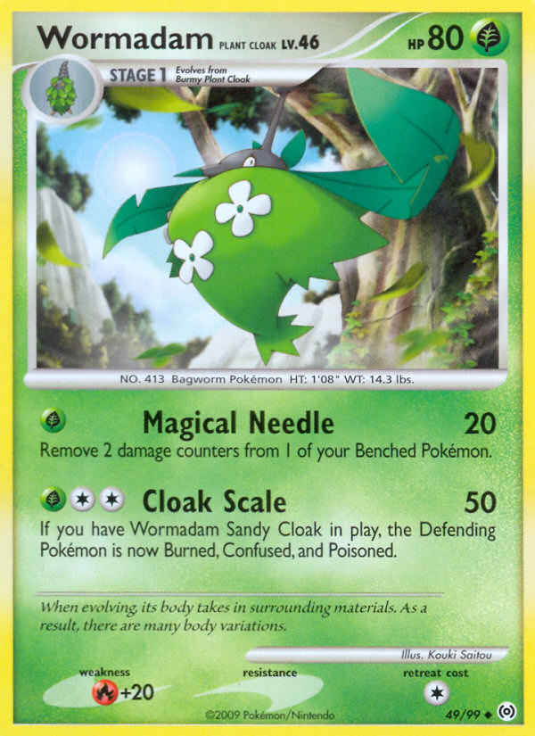 Wormadam Plant Cloak (49/99) - Arceus Pokémon Card