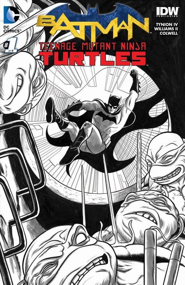Batman/Teenage Mutant Ninja Turtles #1 (Newbury Comics Sketch Edition)