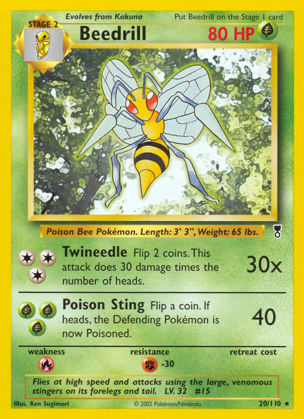 Beedrill (20/110) - Legendary Collection Pokémon Card