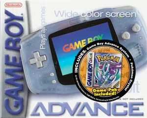 Game Boy Advance [Glacier w/Pokemon Crystal]