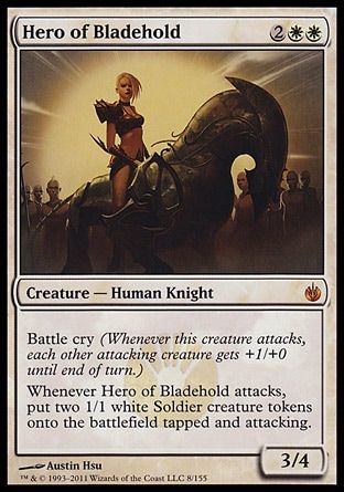 Hero of Bladehold (Mirrodin Besieged) Trading Card