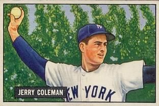 Jerry Coleman 1951 Bowman #49 Sports Card