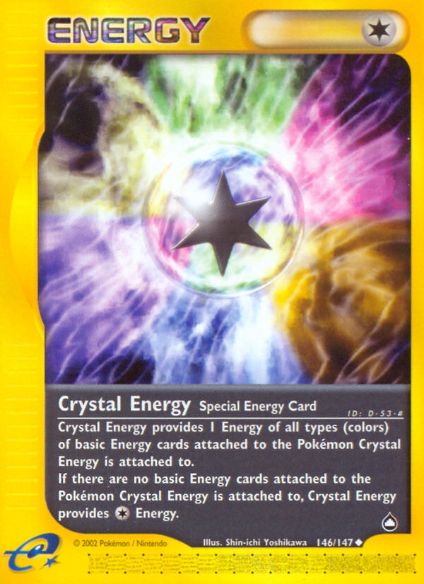 Crystal Energy (146/147) - Aquapolis Pokémon Card