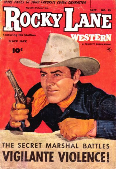 Rocky Lane Western #53 Comic