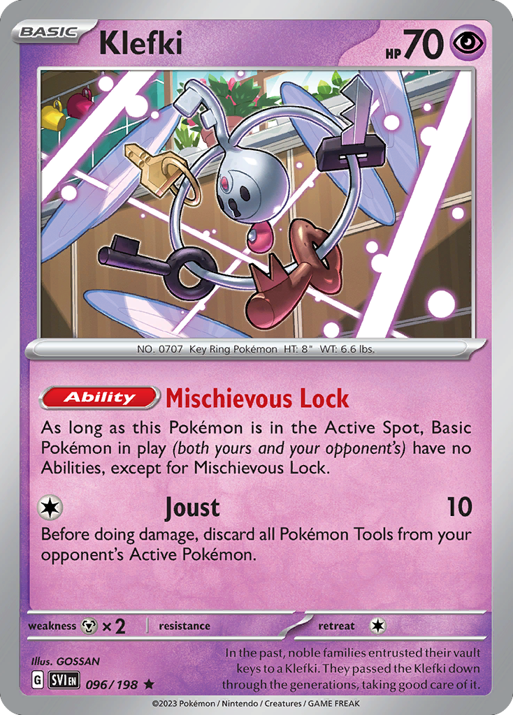 Klefki (96/198) - Scarlet & Violet Pokémon Card