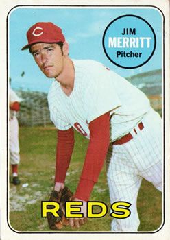 Jim Merritt 1969 Topps #661 Sports Card