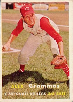 Alex Grammas 1957 Topps #222 Sports Card
