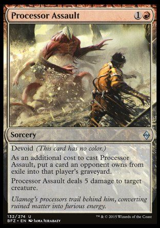 Processor Assault (Battle for Zendikar) Trading Card